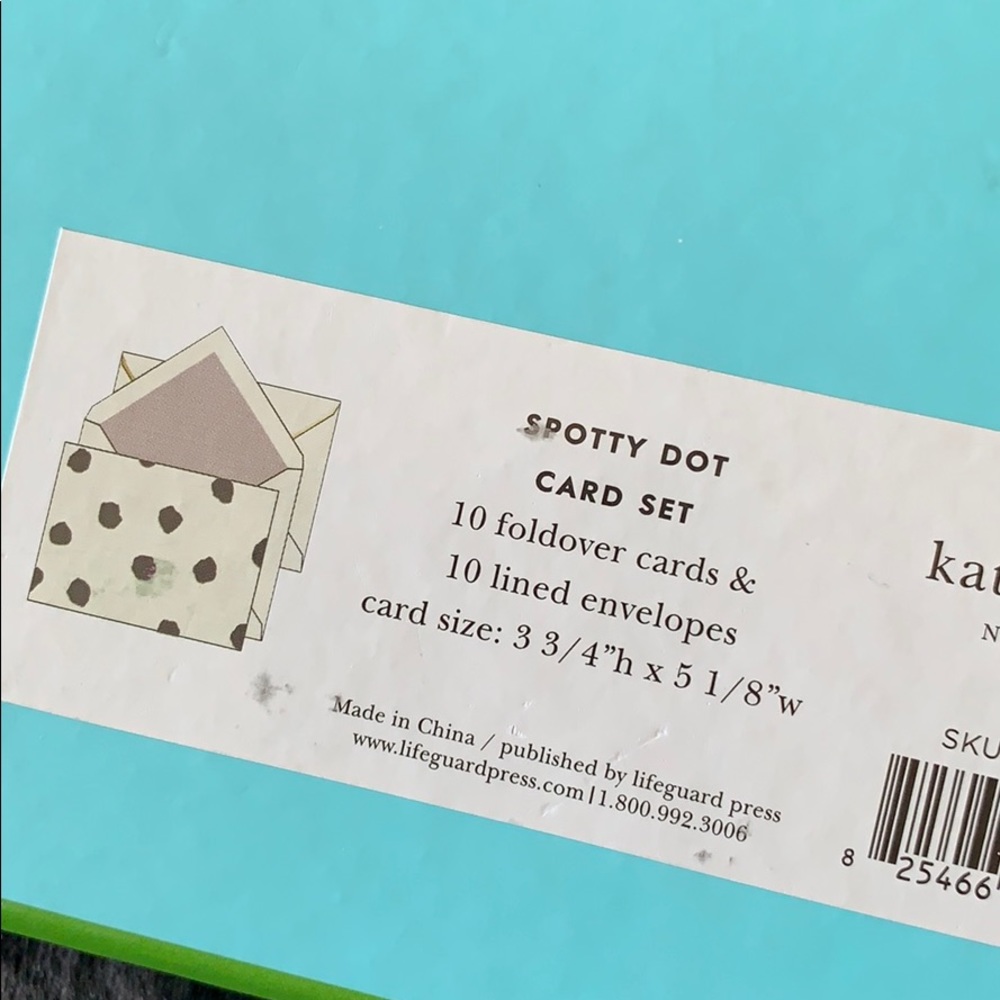NEW! KATE SPADE Notecards Set, New in Box - Picture 4 of 5